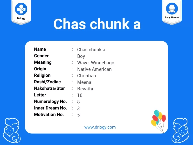 Chas Chunk A Name Meaning